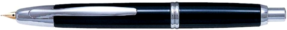 Black capless fountain pen