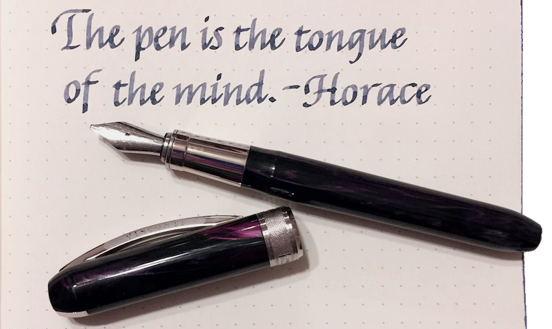 Horace Quote : The pen is the tongue of the mind.