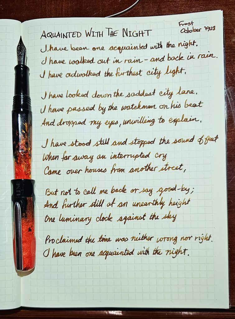 BENU Talisman Foxglove fountain pen