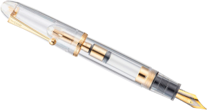 See-through fountain pen